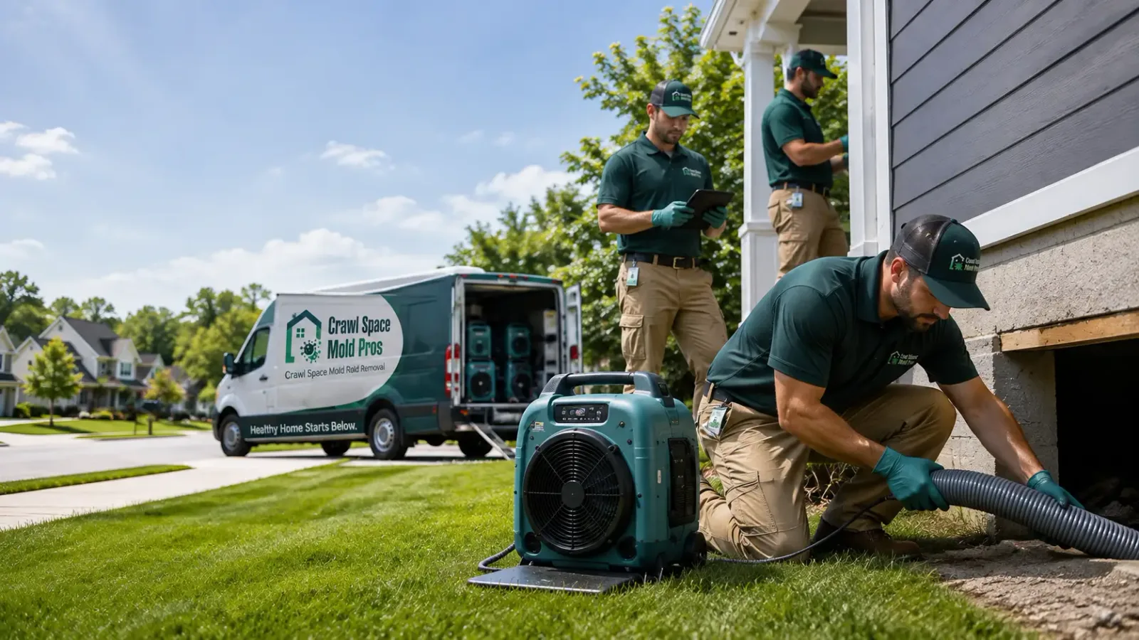 Crawl Space Mold Removal in Millington, IL